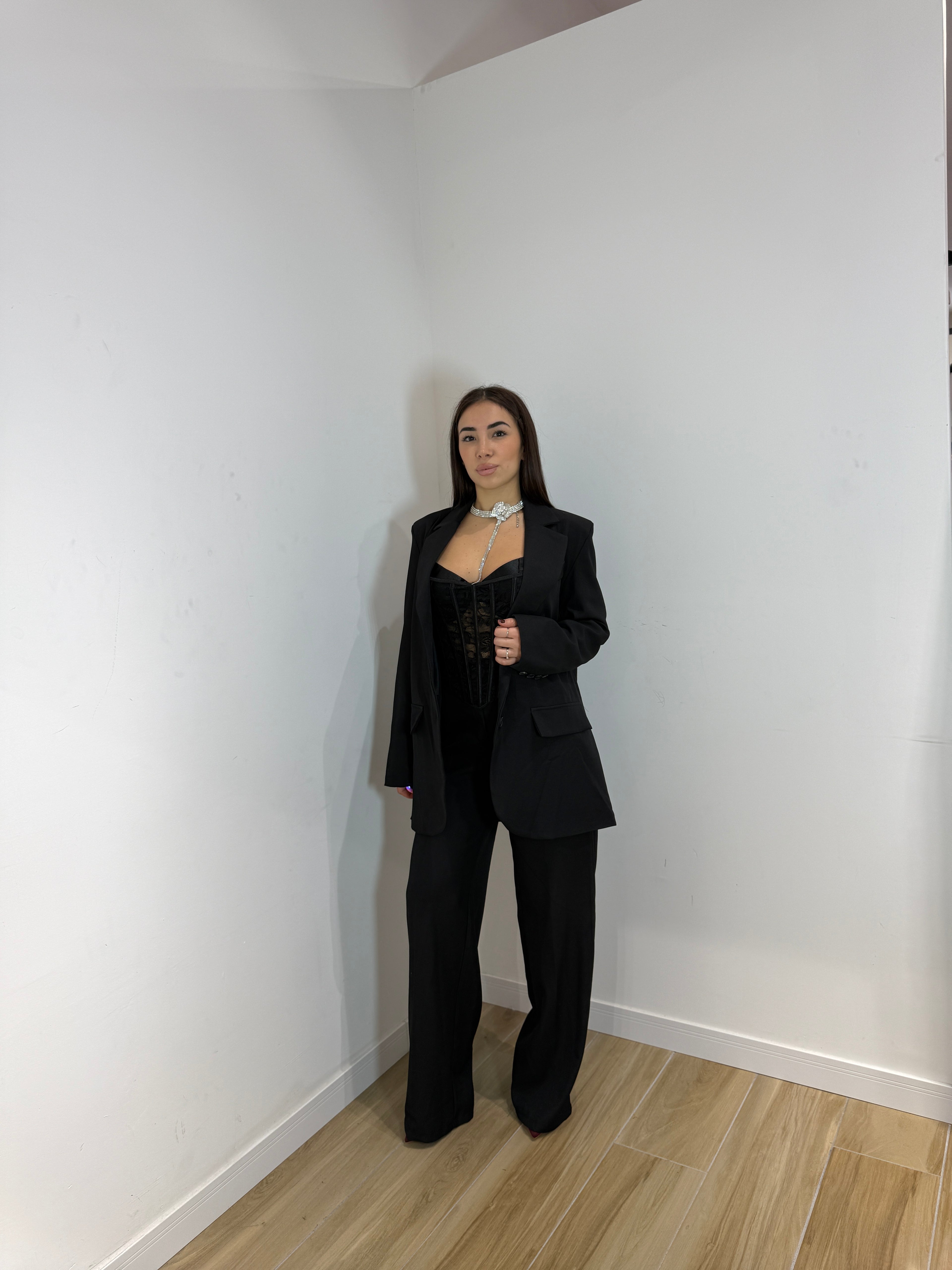 Tailleur Meredith simple nero