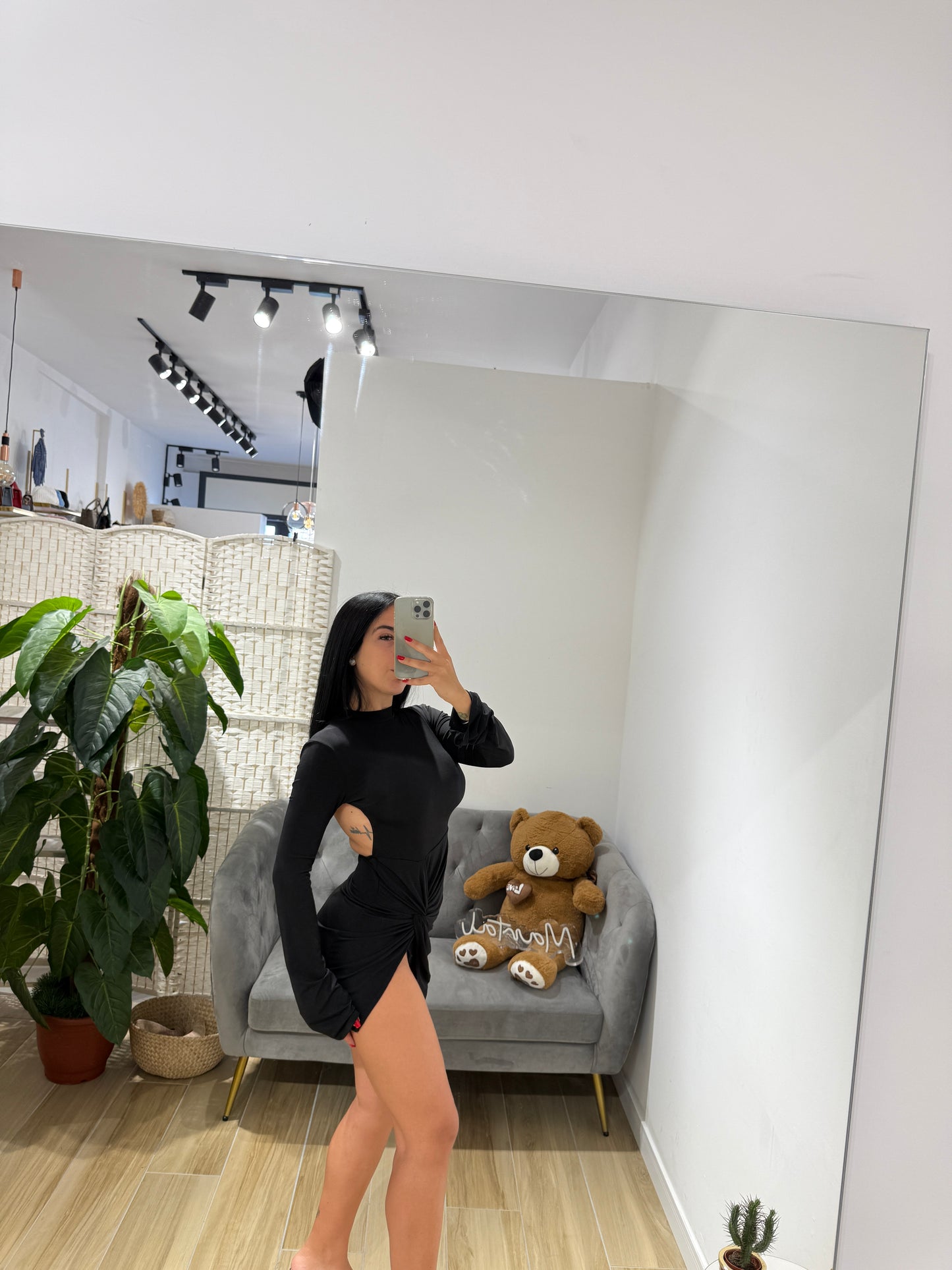 Abito corto butterfly