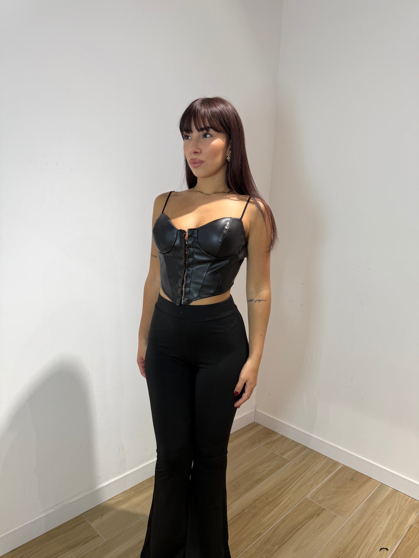 Top in ecopelle Byron