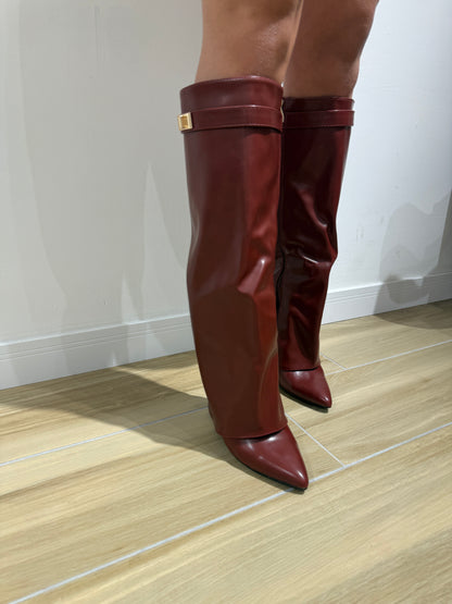 Stivale Elettra bordeaux