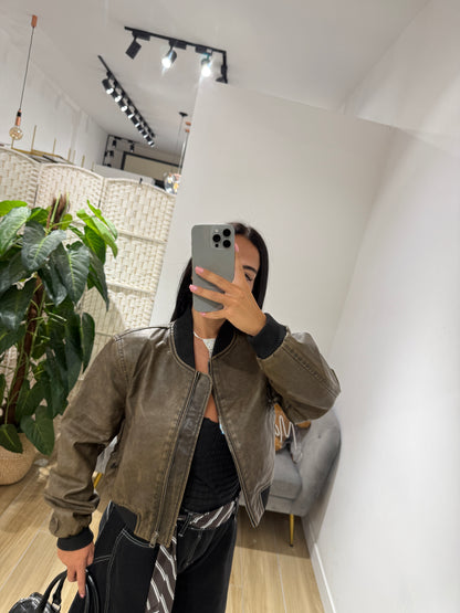 Chiodo in ecopelle Brooke