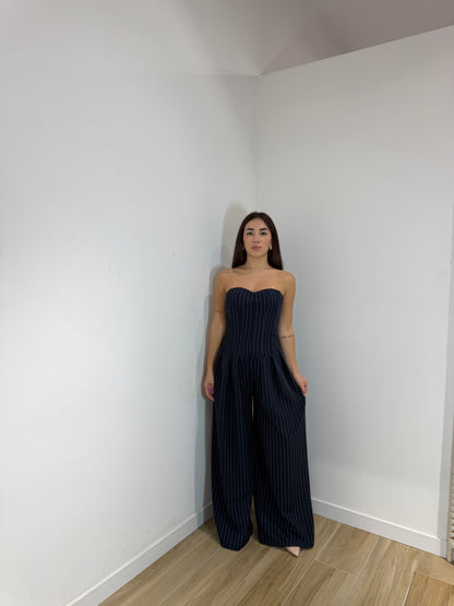 Jumpsuite classic gesso blu