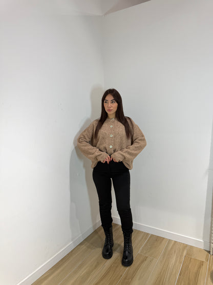 Pull Agata beige scuro