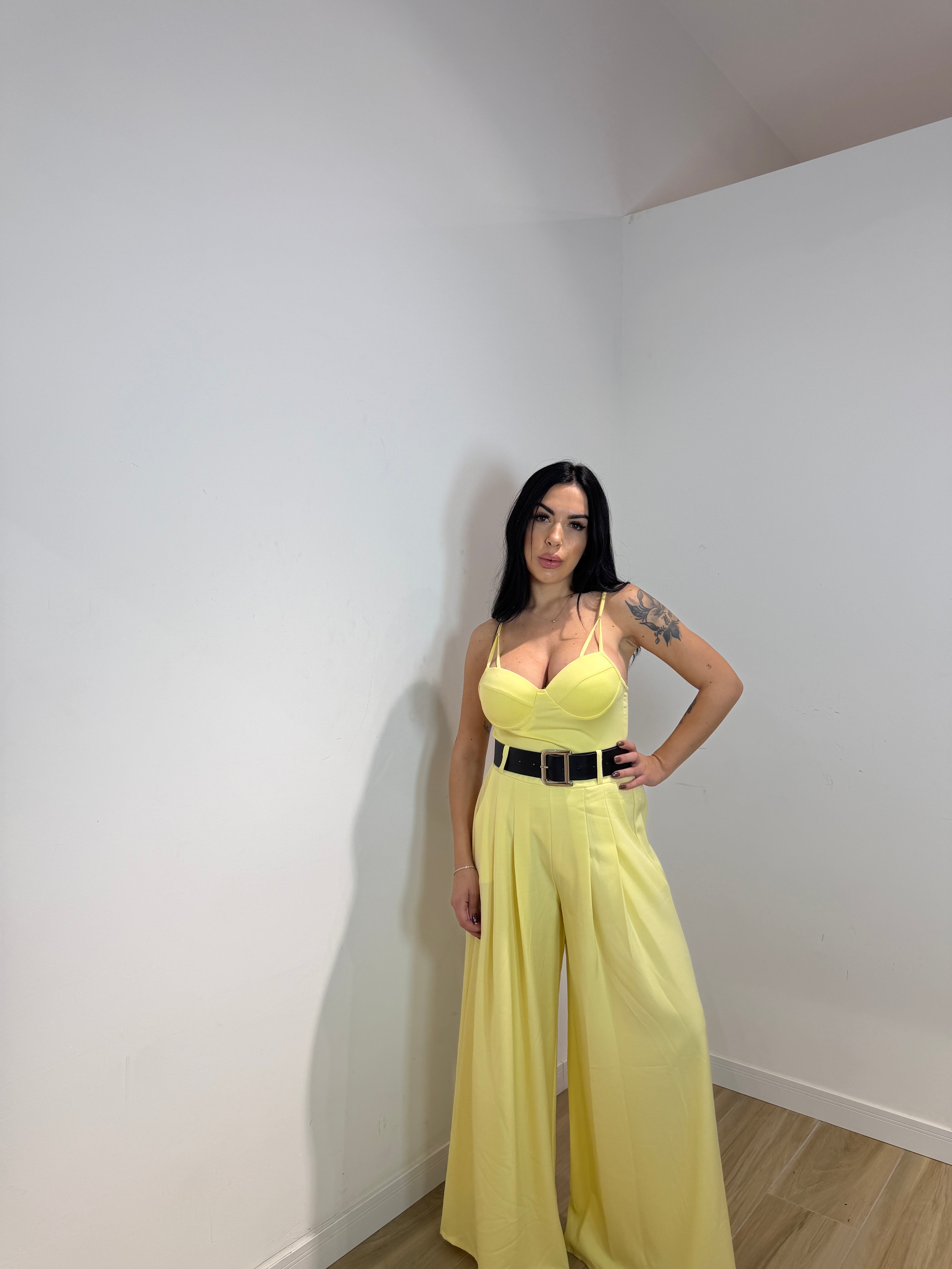 Pantalone classicberry giallo