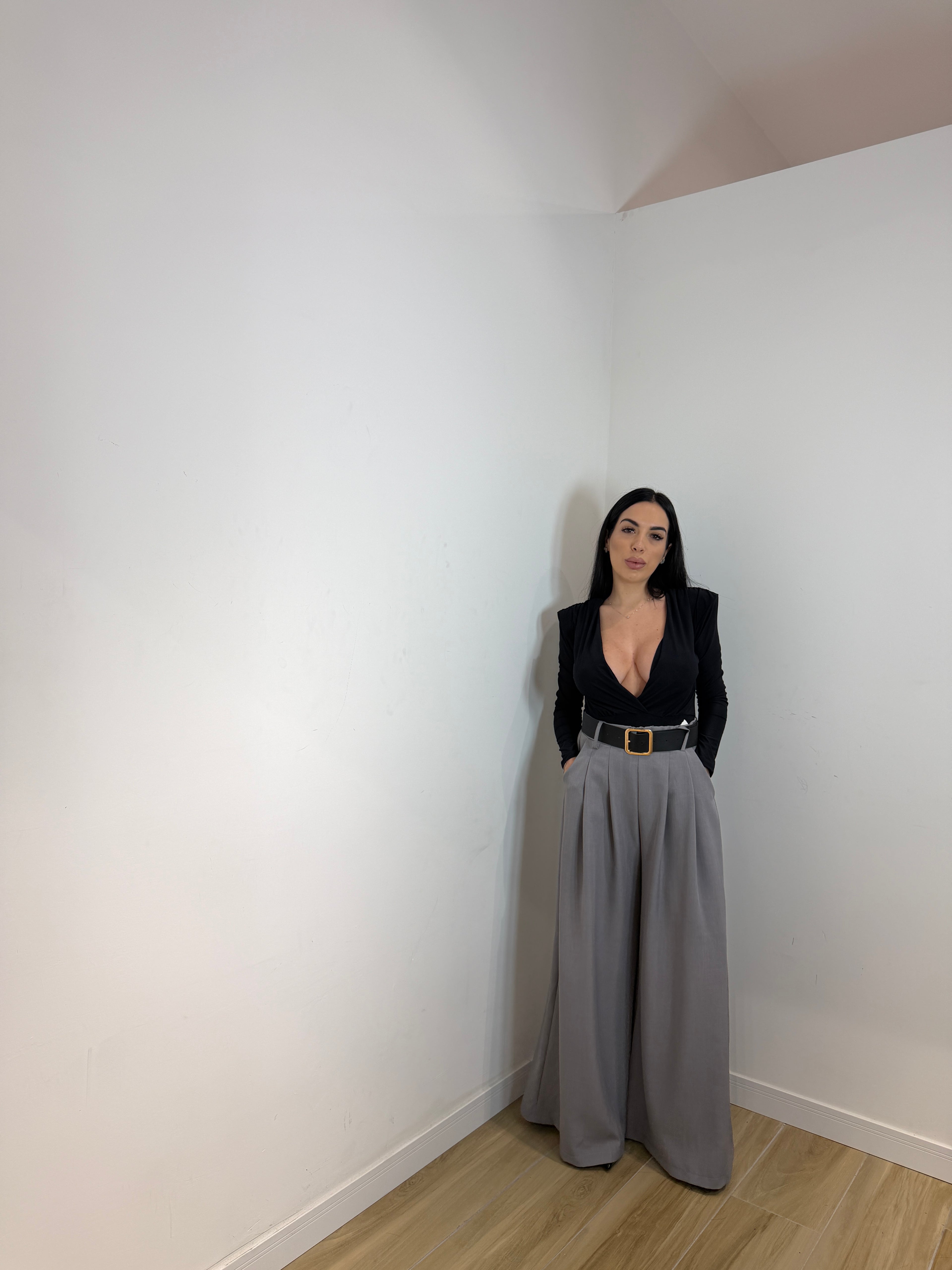 Pantalone classicberry grigio