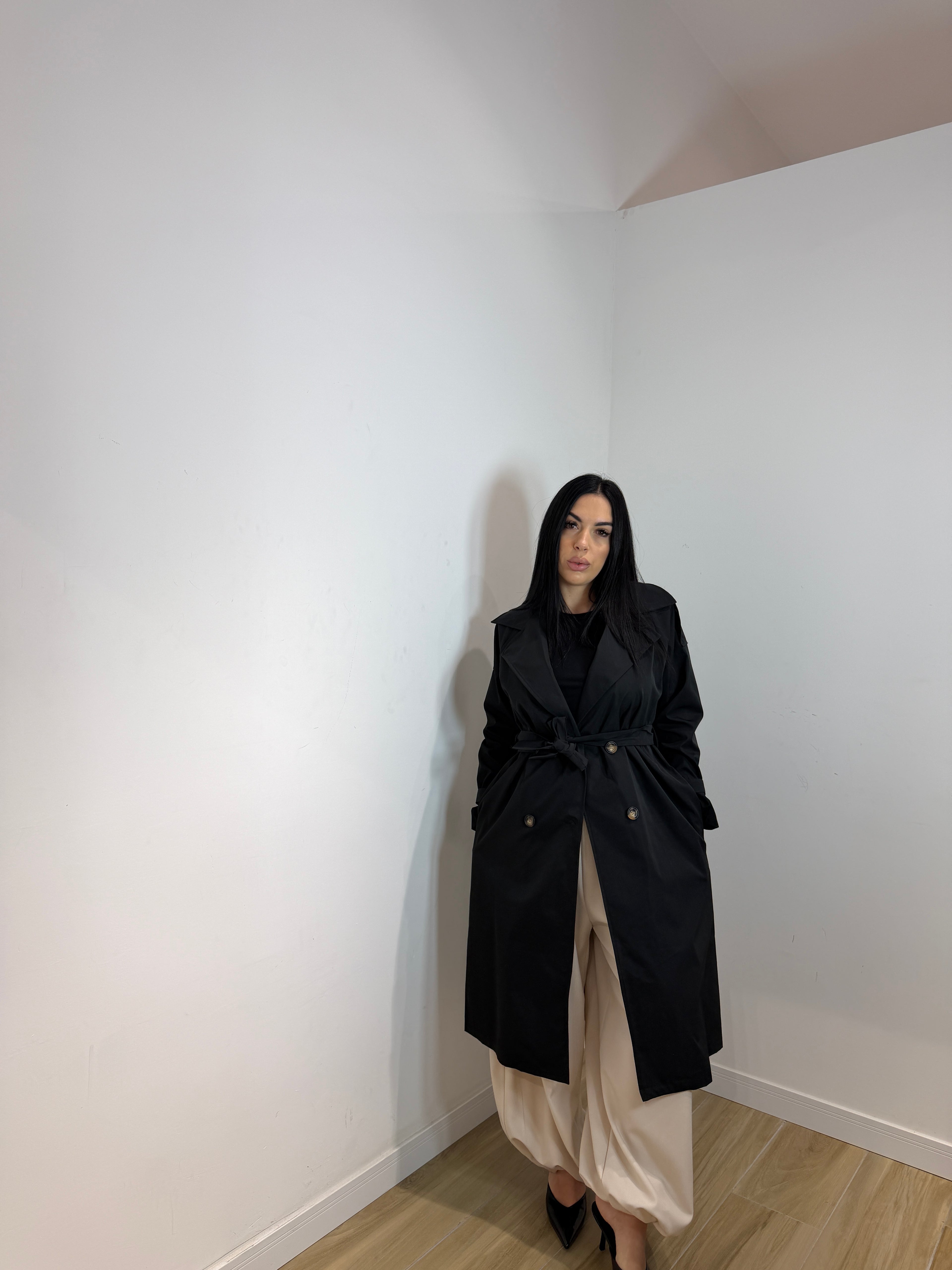 Trench Alba nero