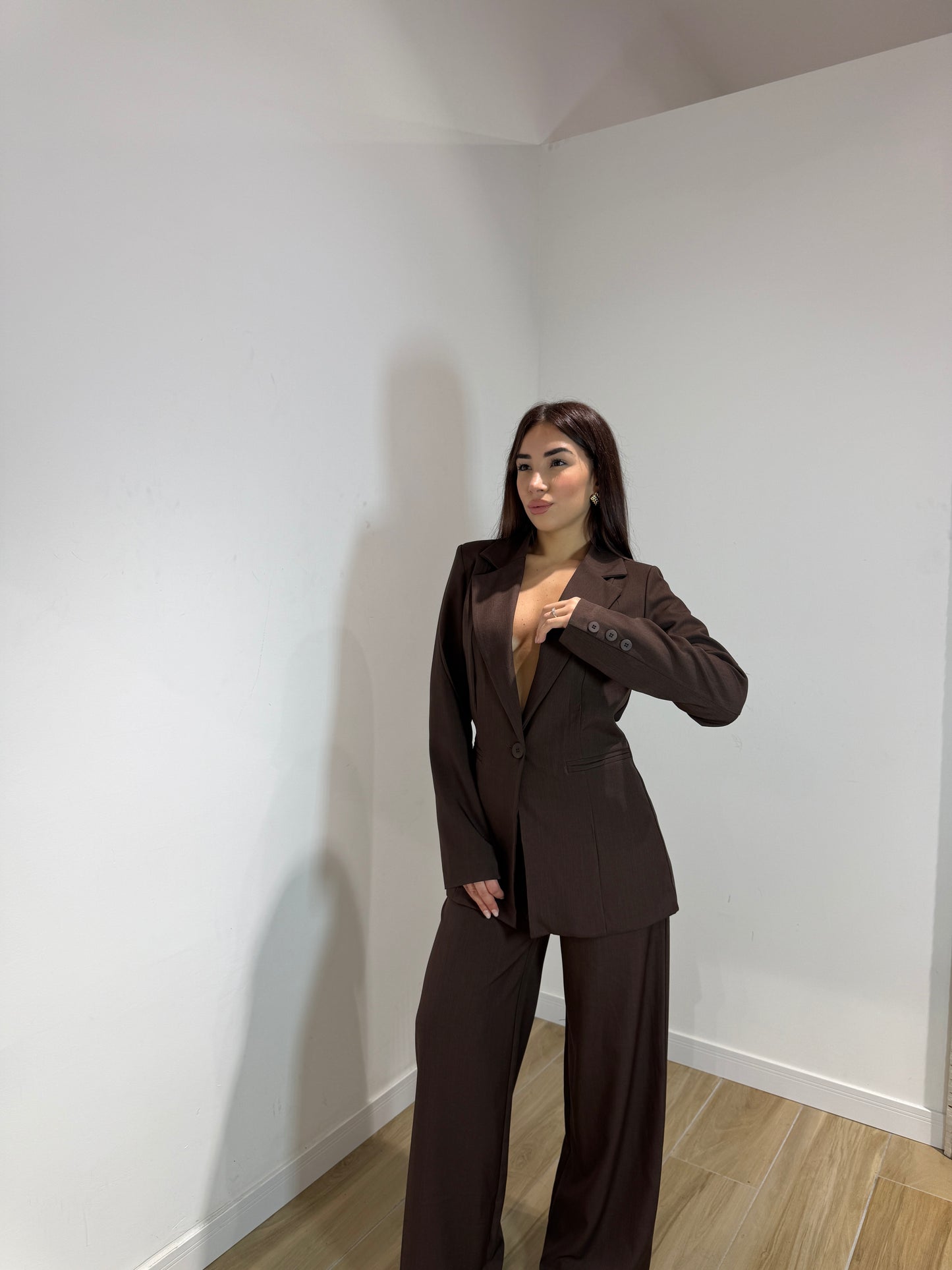 Tailleur Sabrina marrone