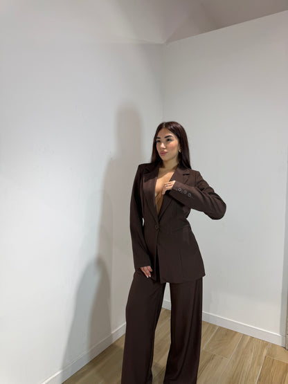 Tailleur Sabrina marrone