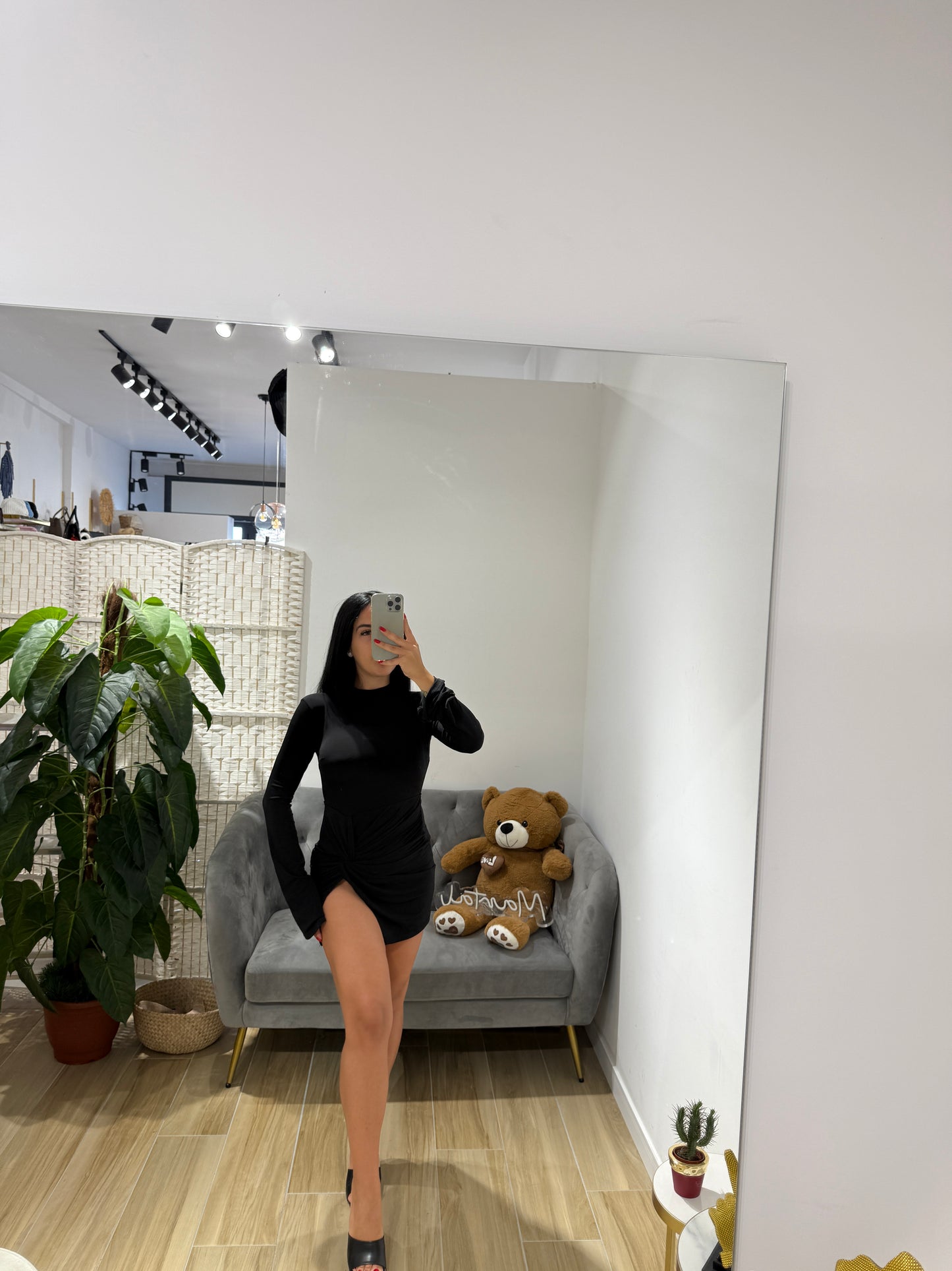 Abito corto butterfly