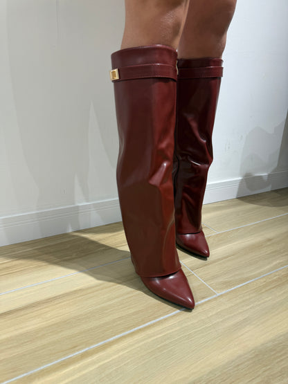 Stivale Elettra bordeaux