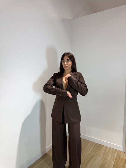 Tailleur Sabrina marrone