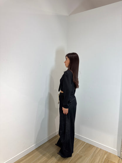 Denim ballon Saretta nero