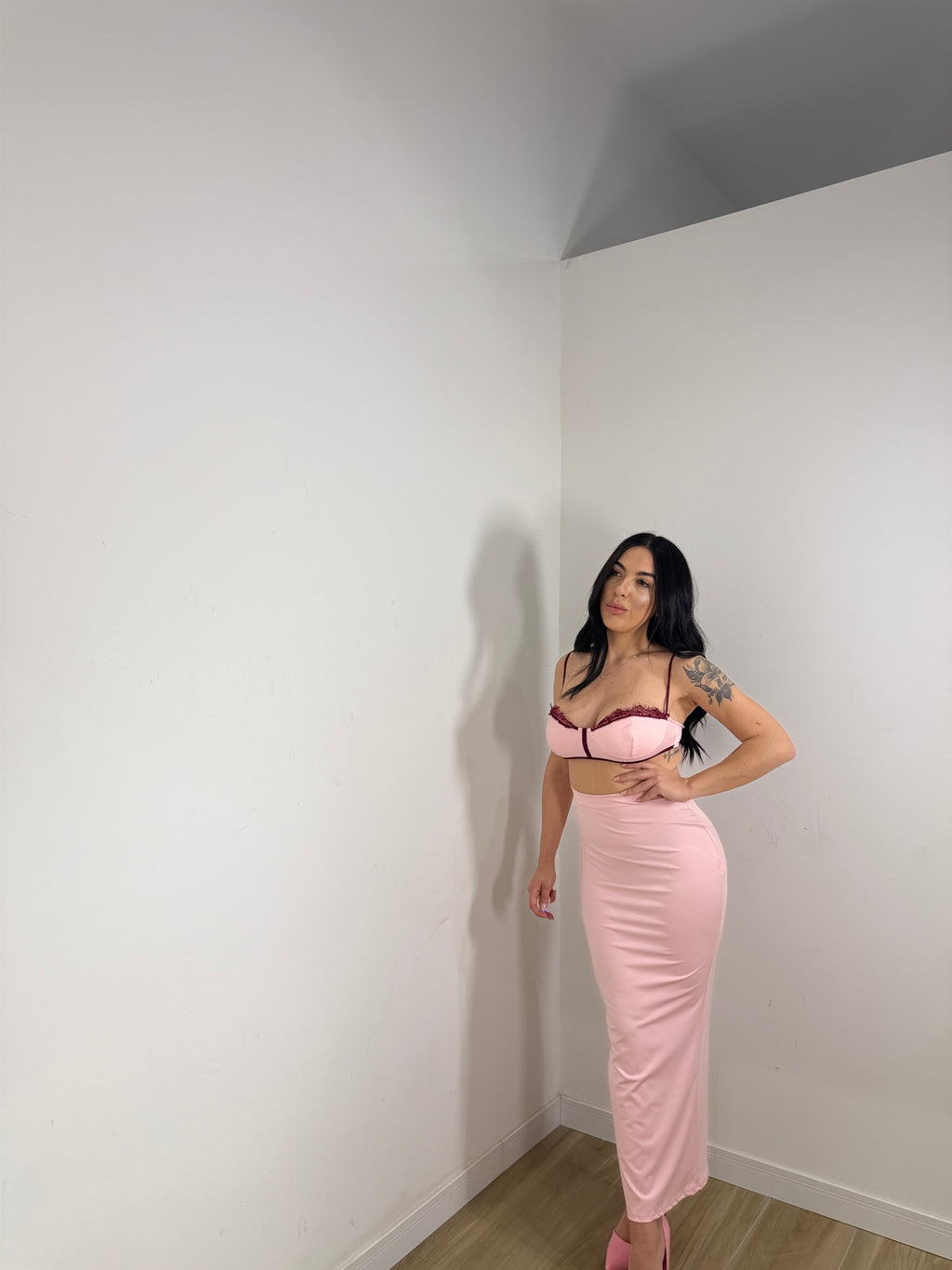 Coordset Nina rosa