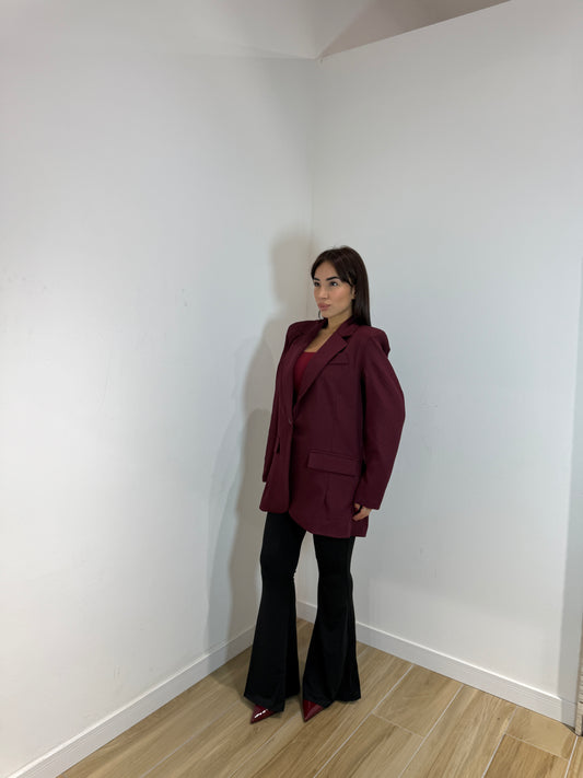 Blazer Oliver bordeaux