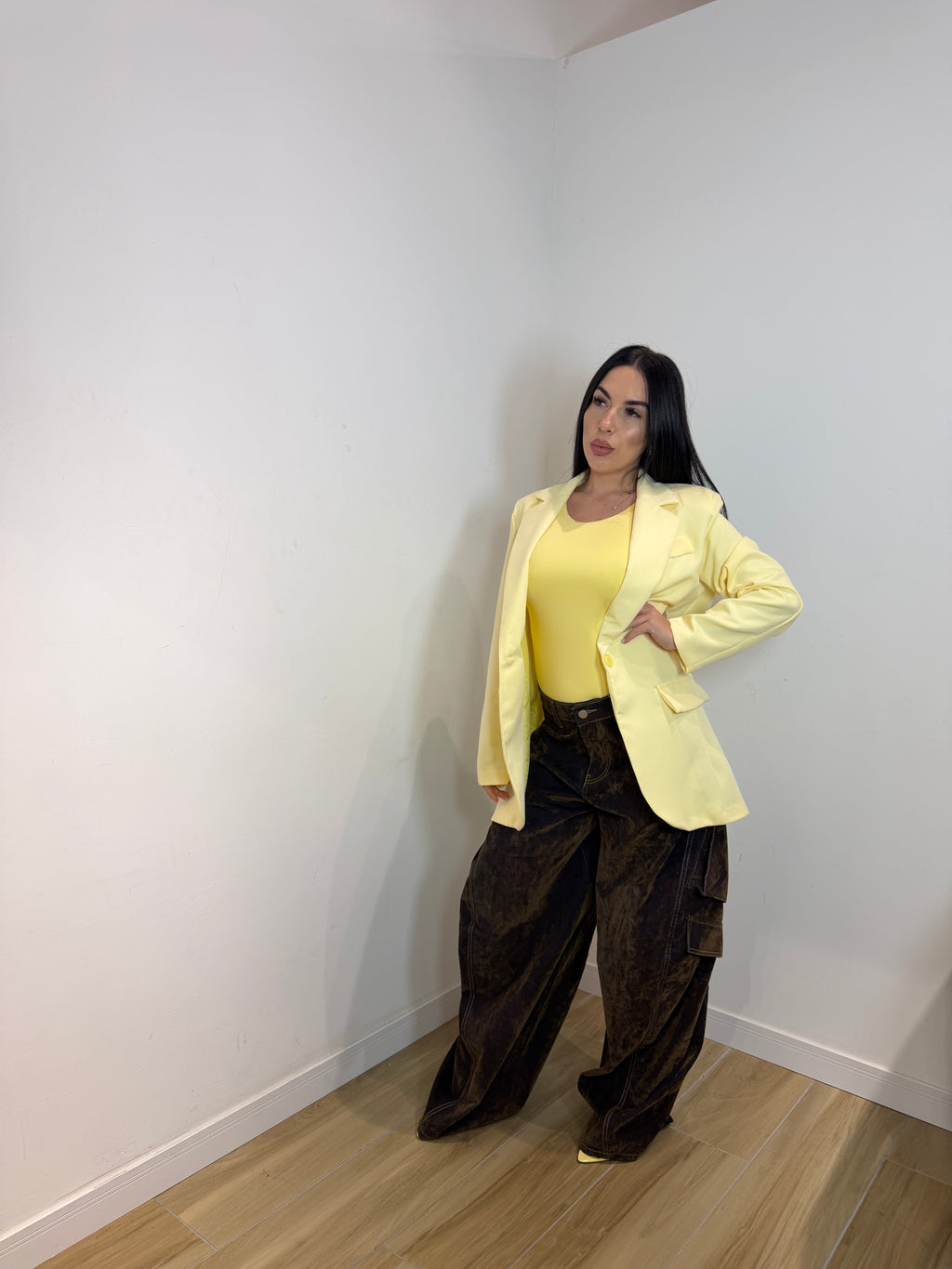 Blazer Sonia giallo