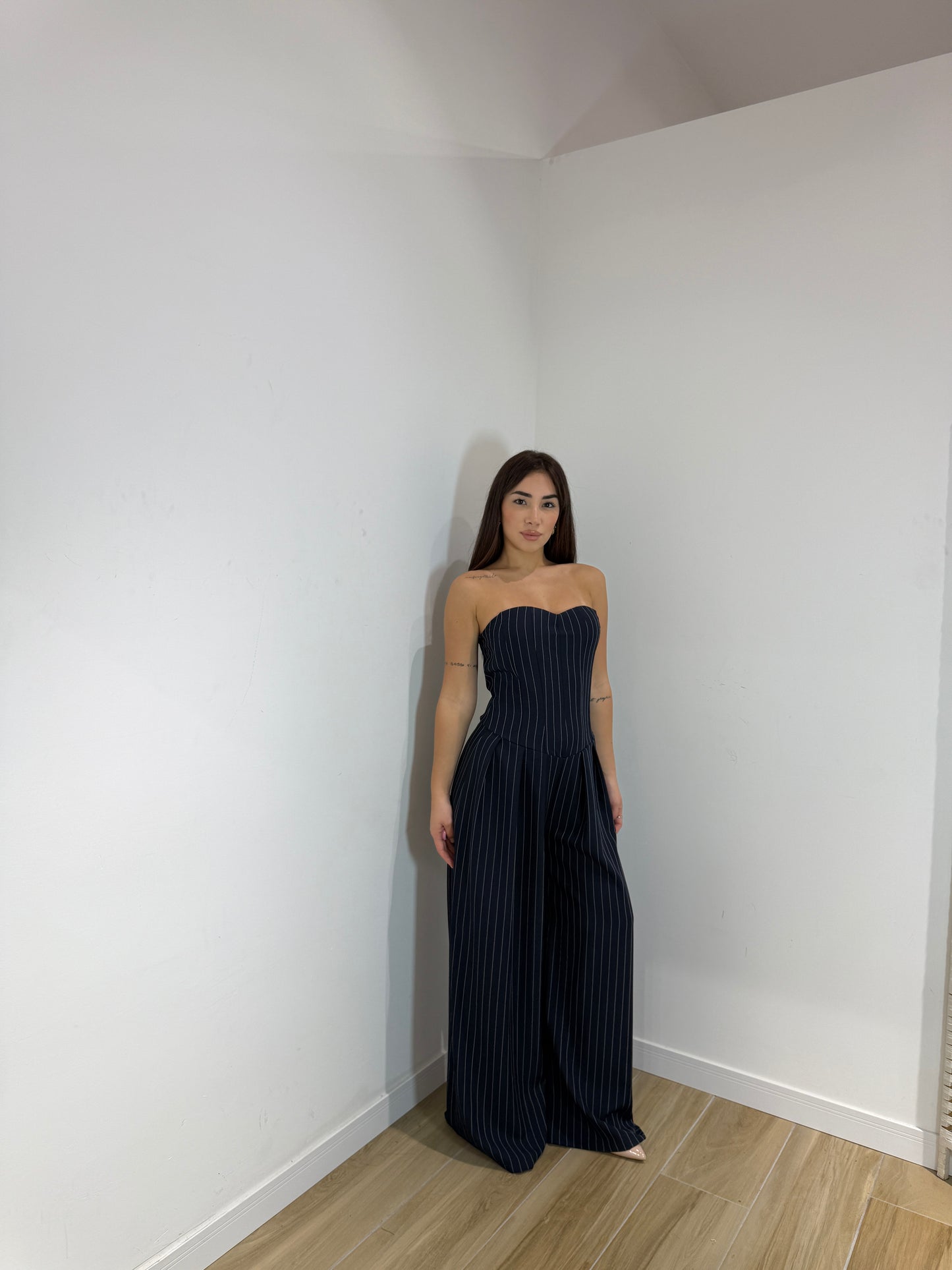 Jumpsuite classic gesso blu