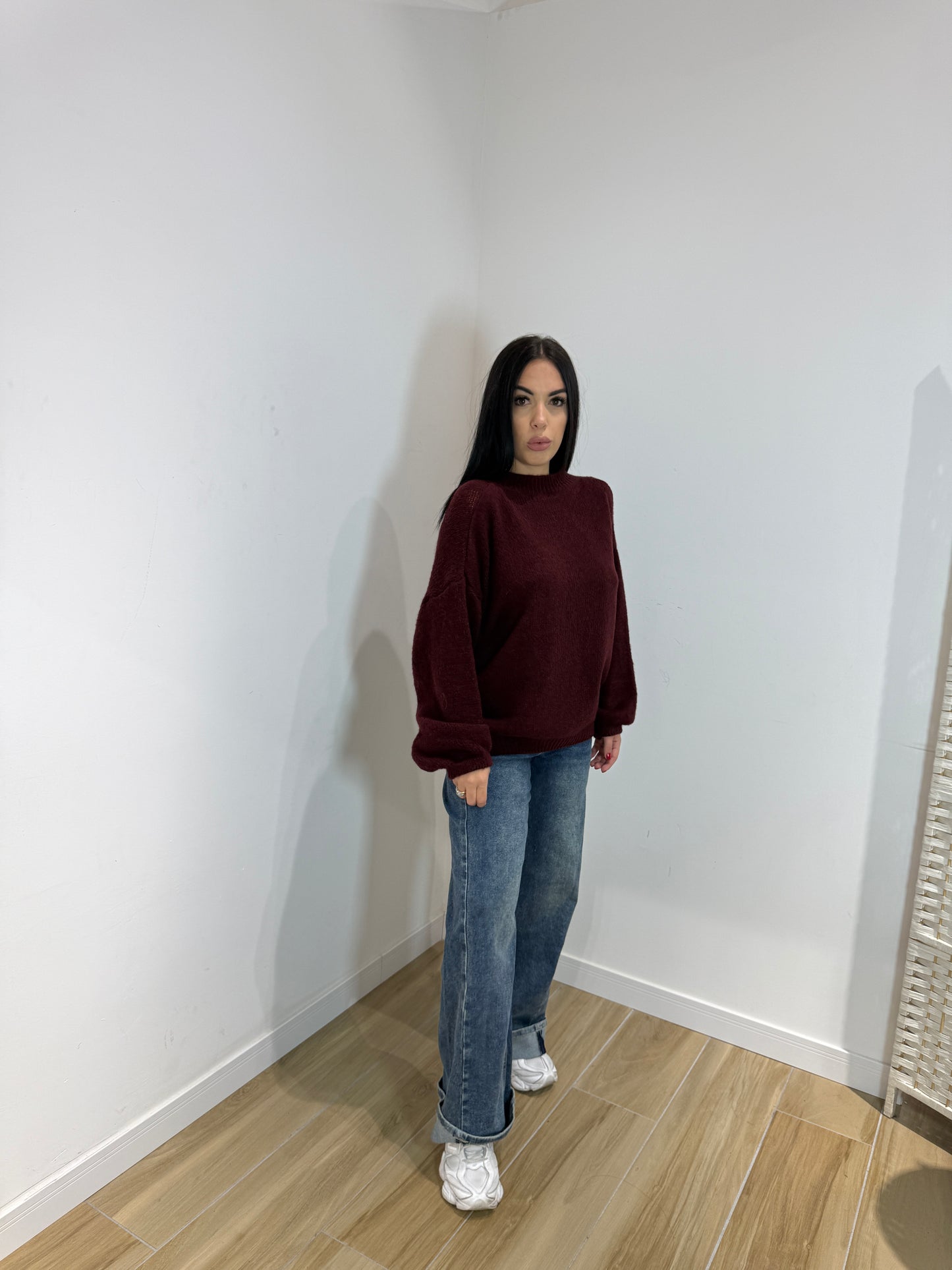 Pull Selly bordeaux