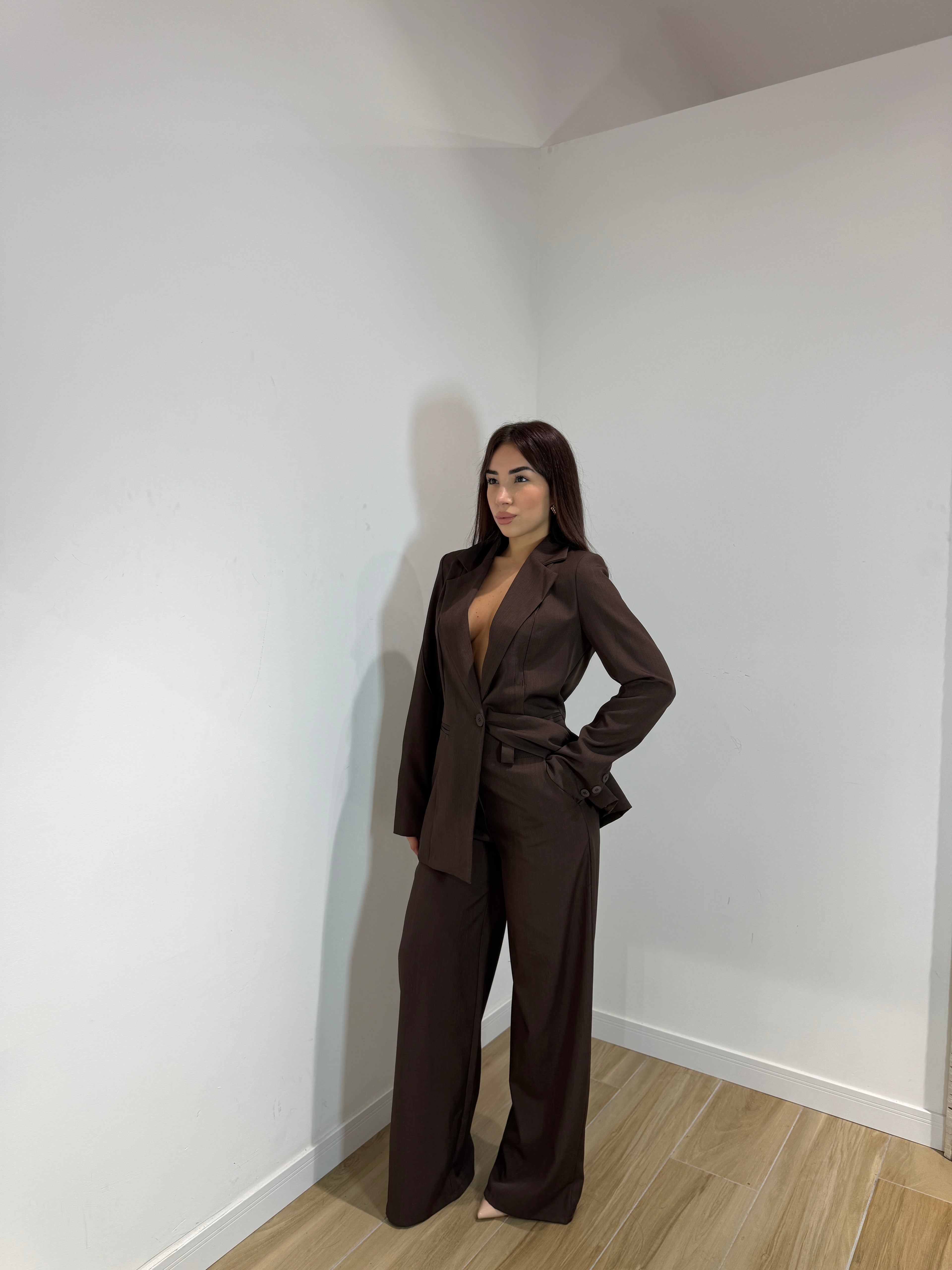 Tailleur Sabrina marrone