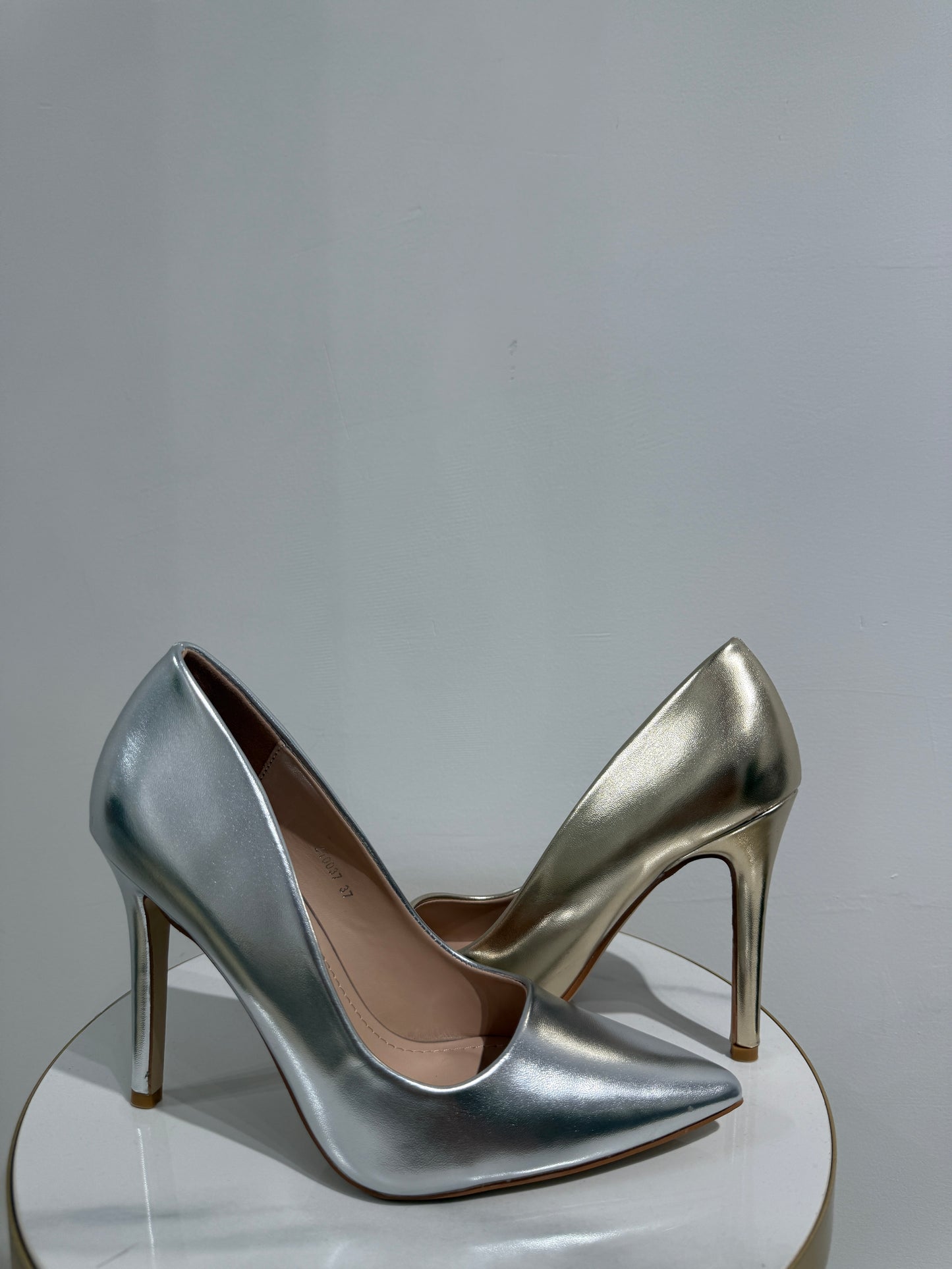 Décolleté Adry oro e argento