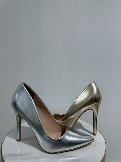 Décolleté Adry oro e argento