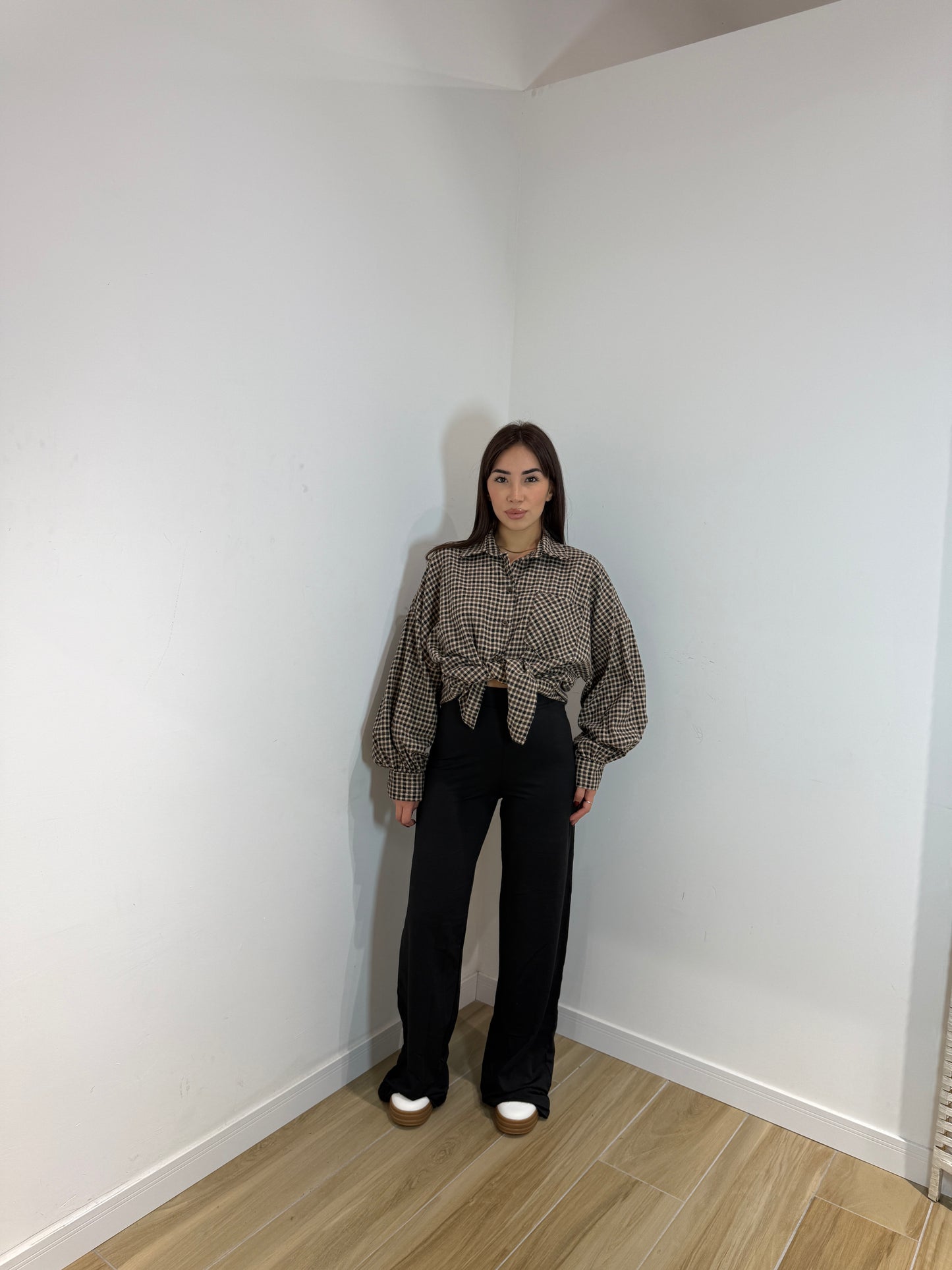 Pantalone Berry a gamba larga