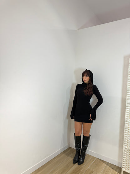 Abito corto con cappuccio Frisia