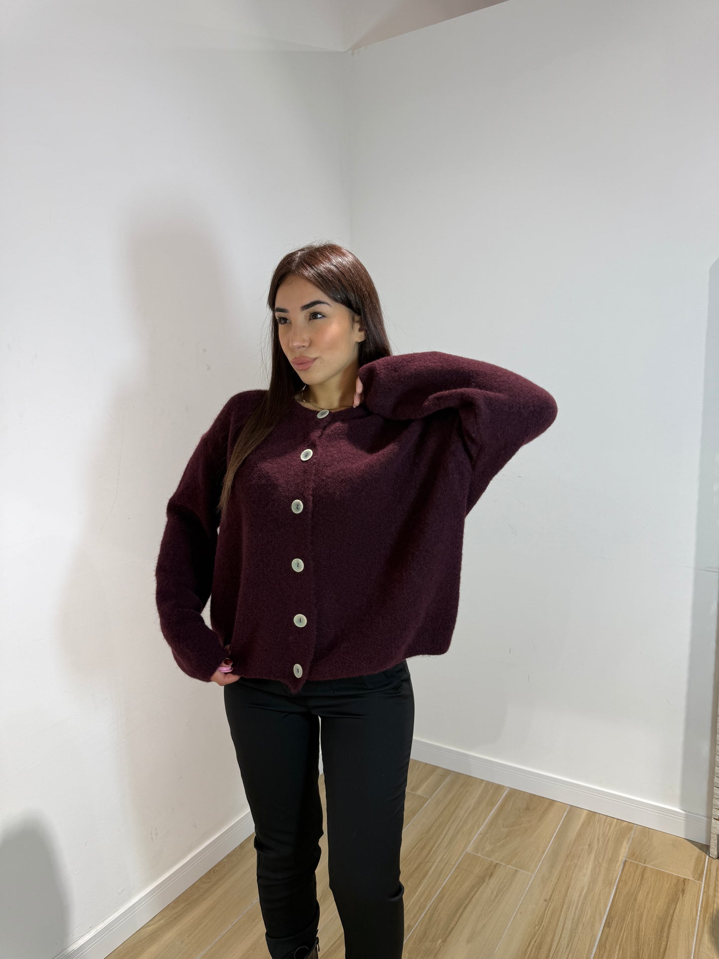 Pull Agata bordeaux