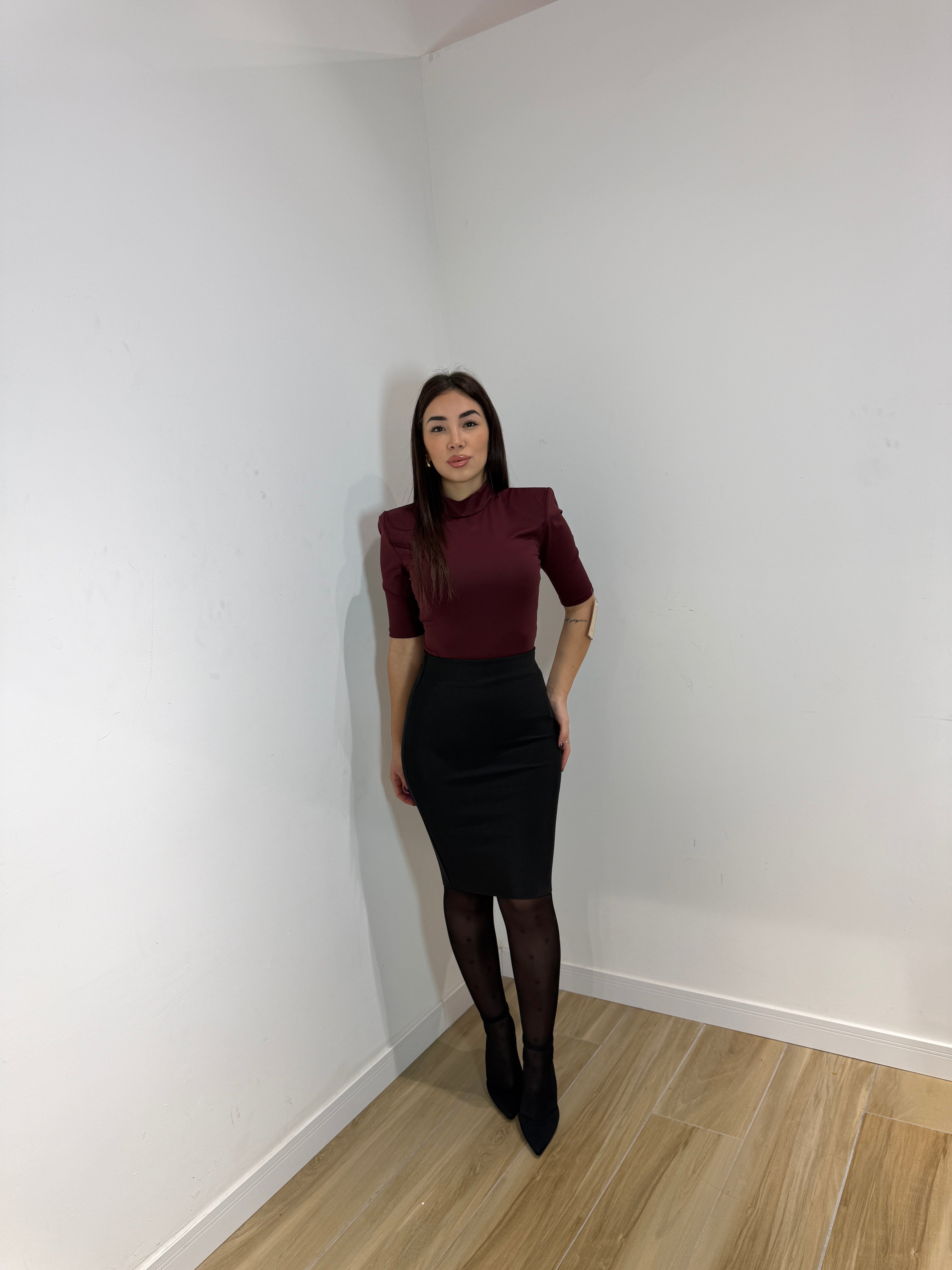 Gonna bandage longuette Nives