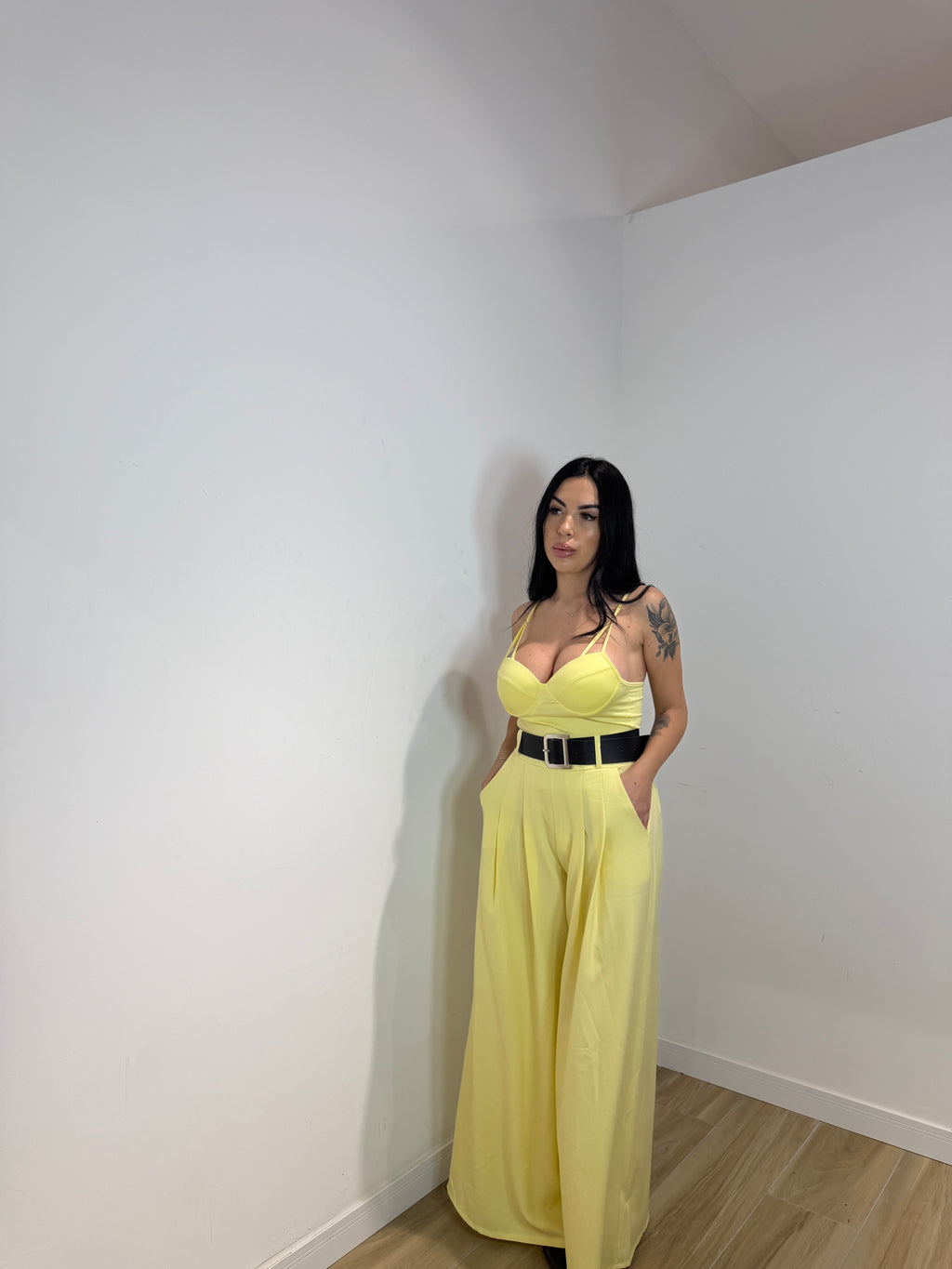 Pantalone classicberry giallo