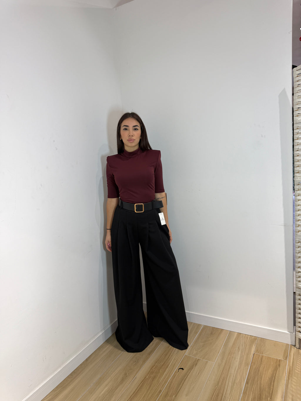 Body elegant con spalline