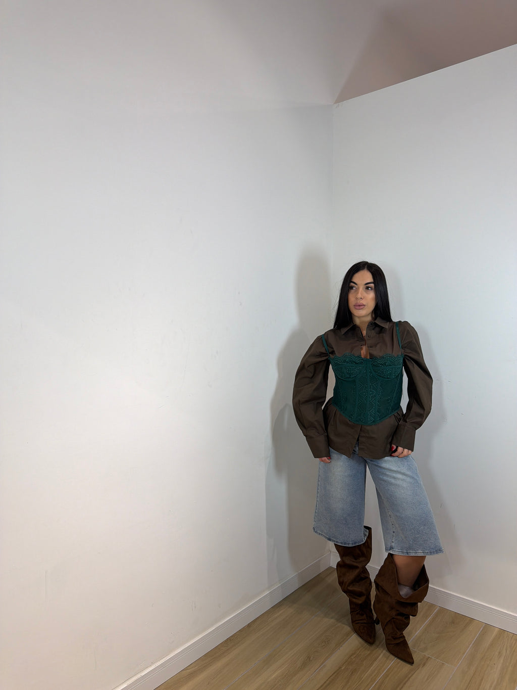 Corsetto Victoria verde