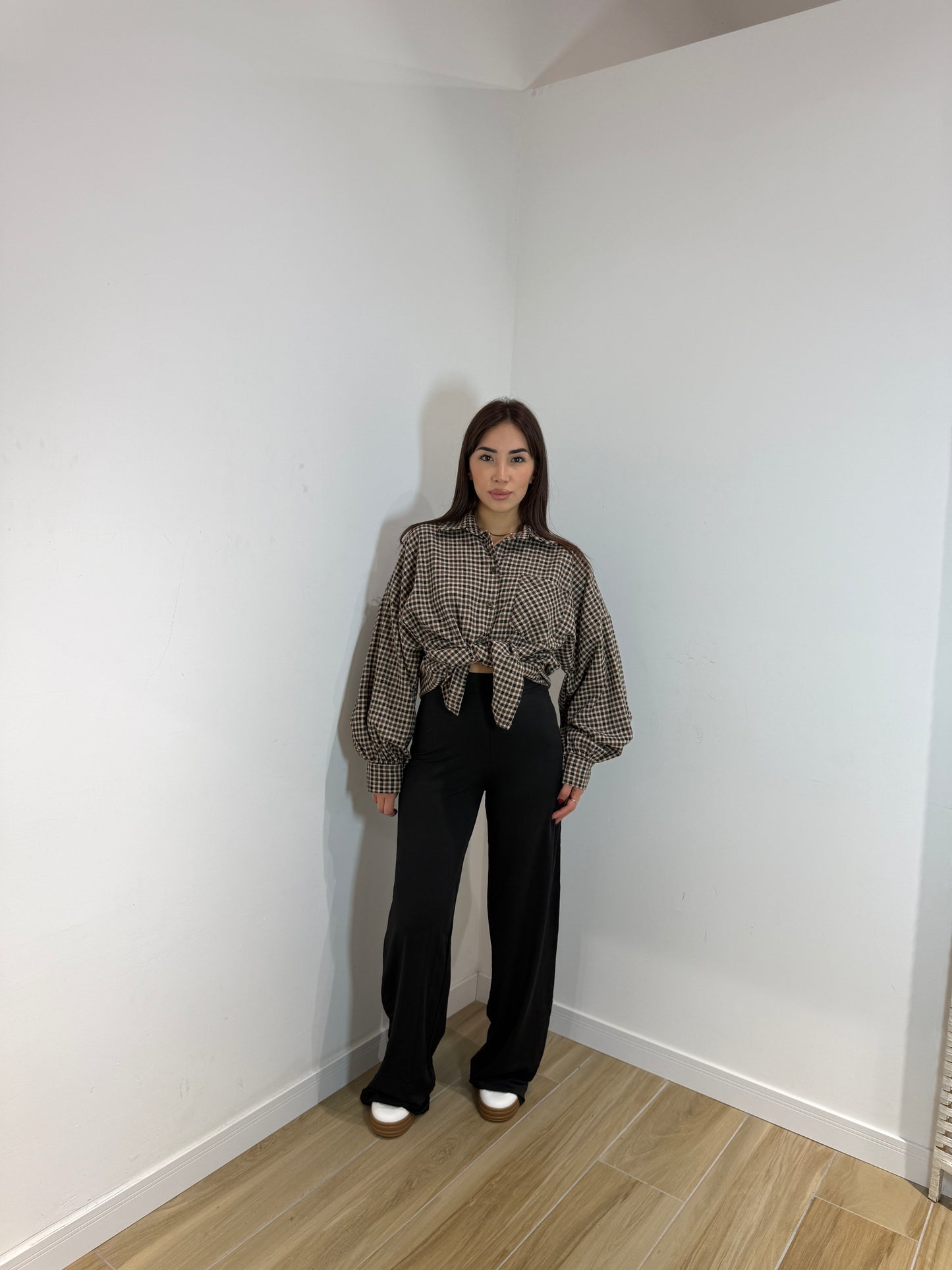 Pantalone Berry a gamba larga