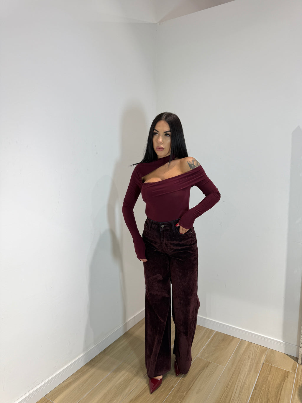 Pantalone Kelly in velluto