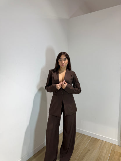 Tailleur Sabrina marrone