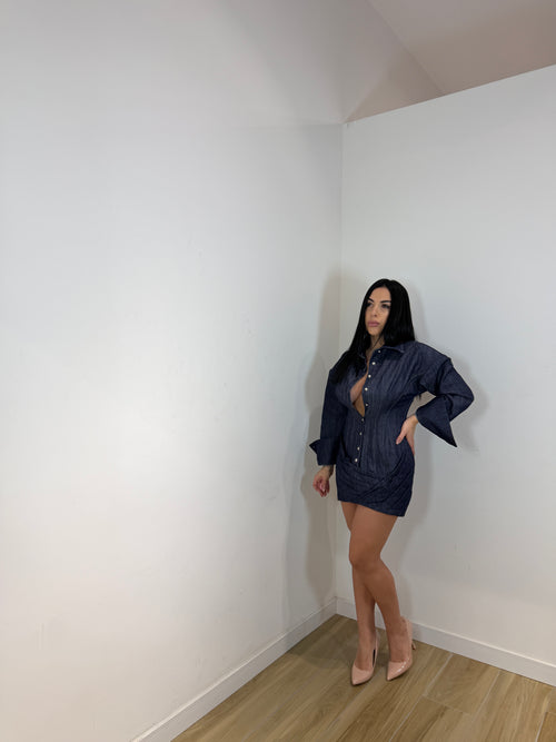 Abito corto in Denim Margi