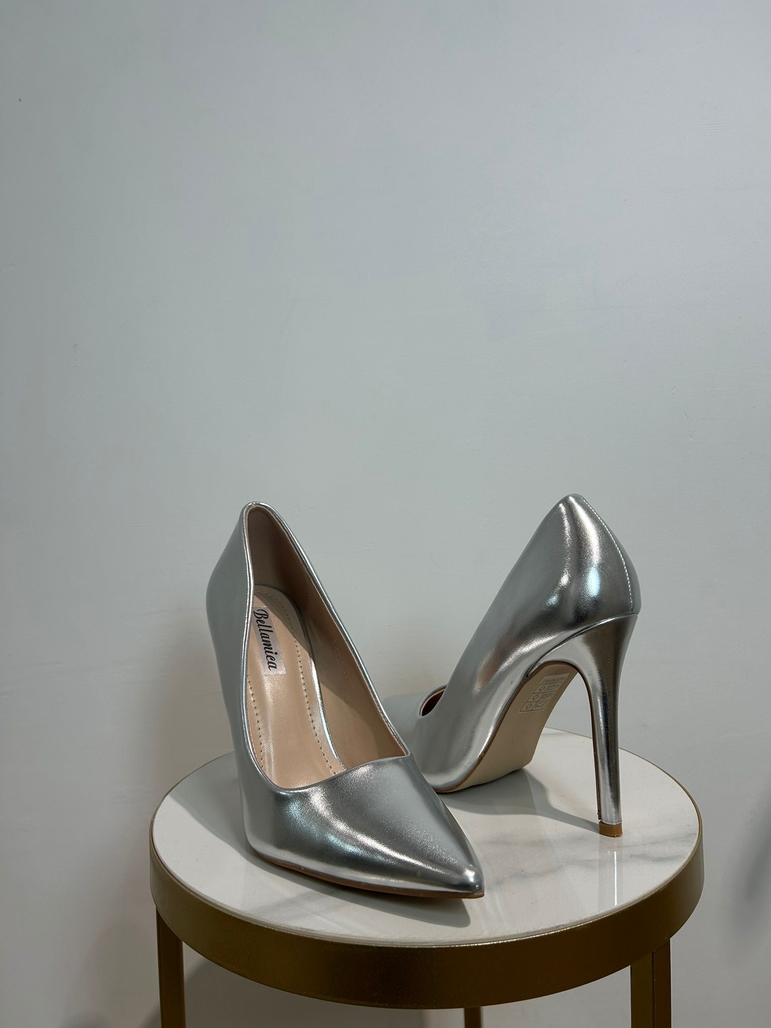 Décolleté Adry argento