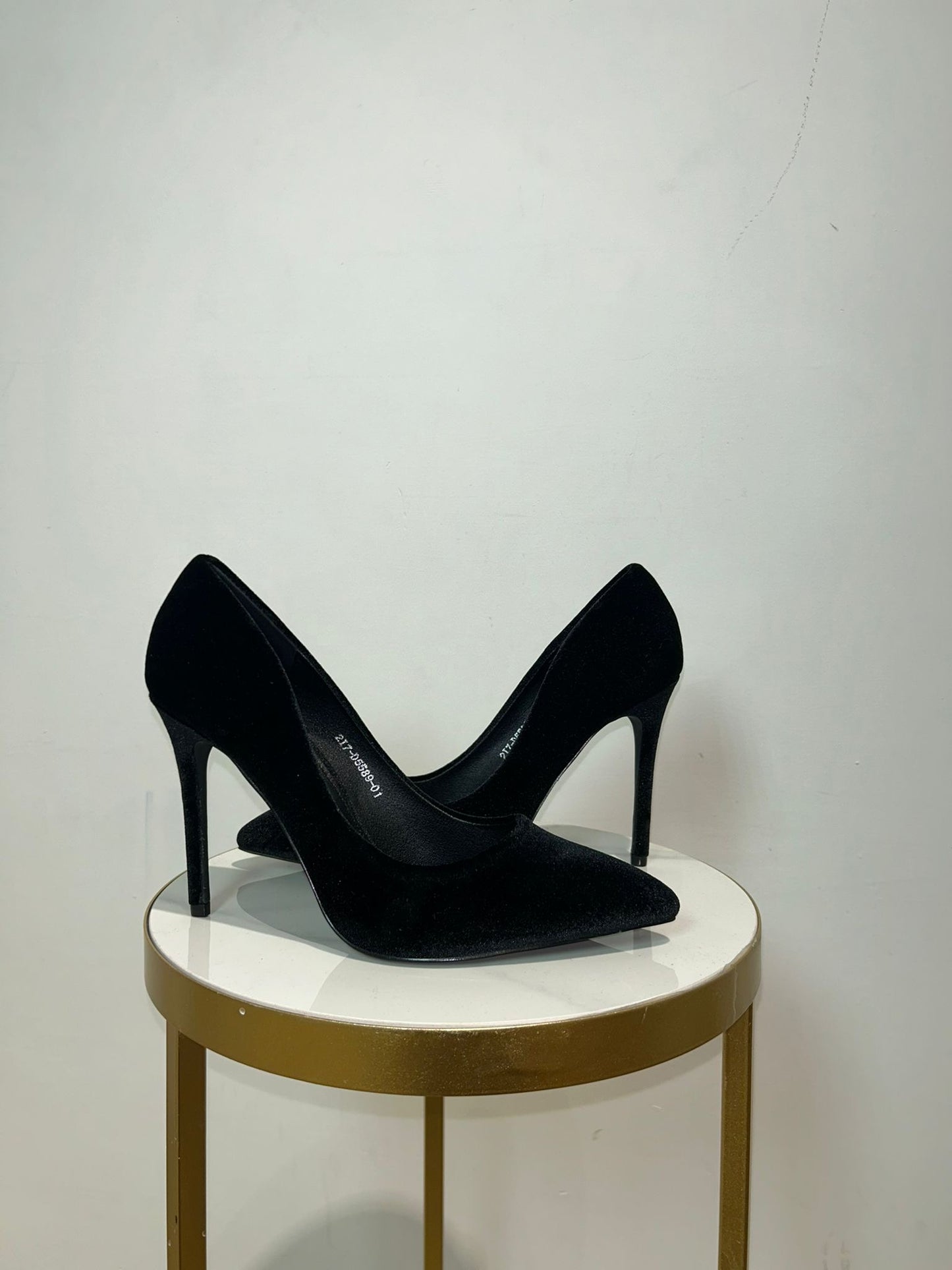 Décolleté Sasha in ecocamoscio