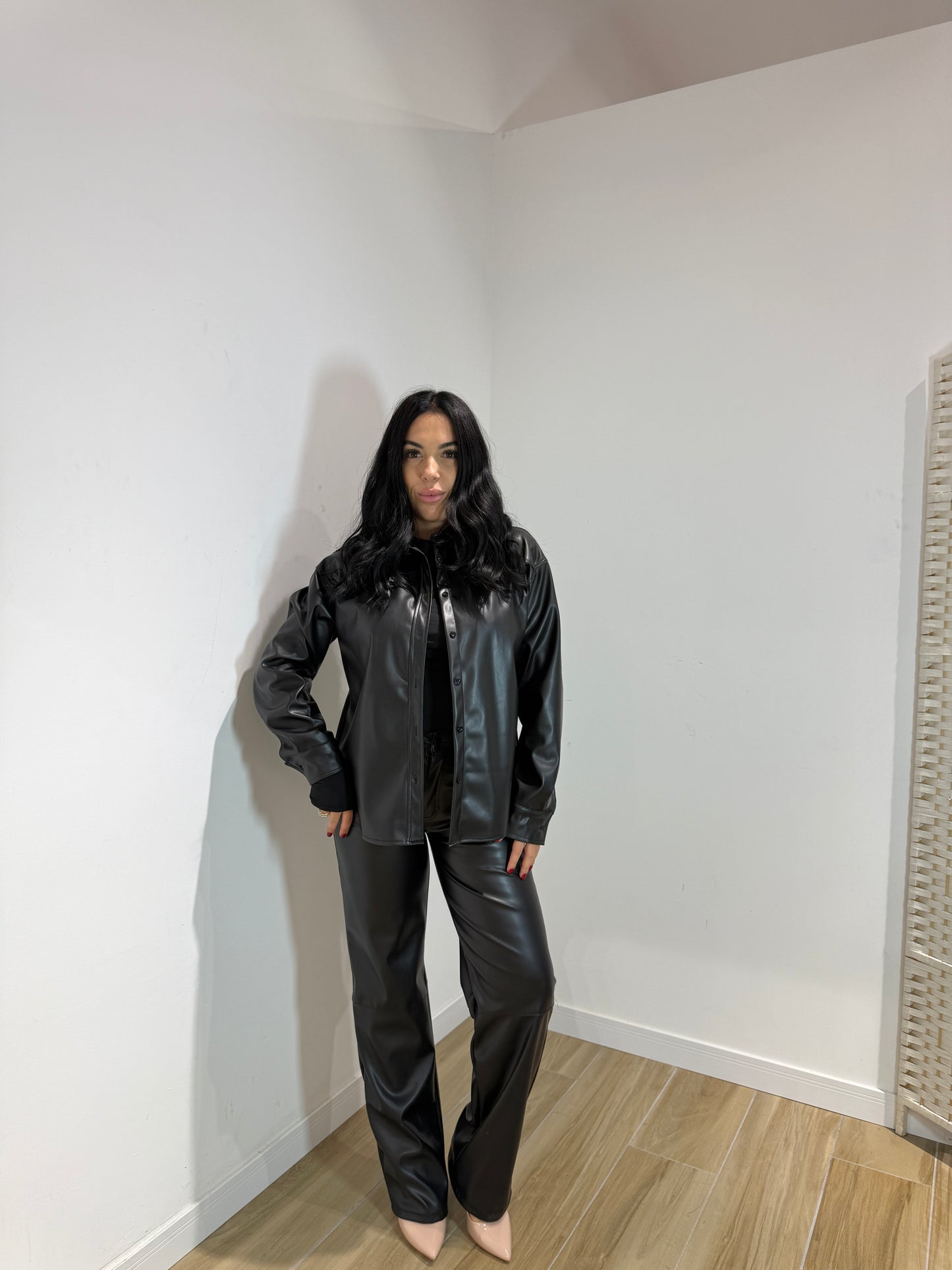 Coordset Krissy in ecopelle