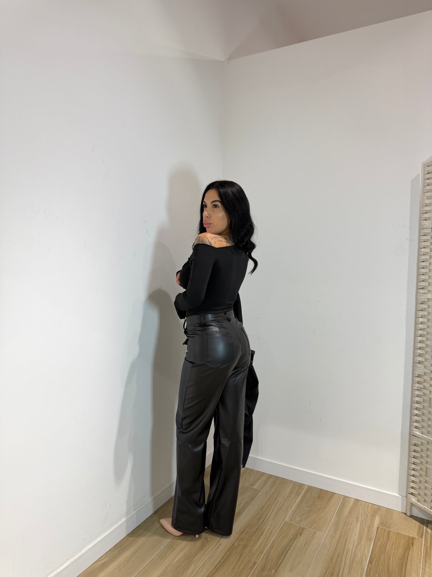 Maglia Kim nera in licra