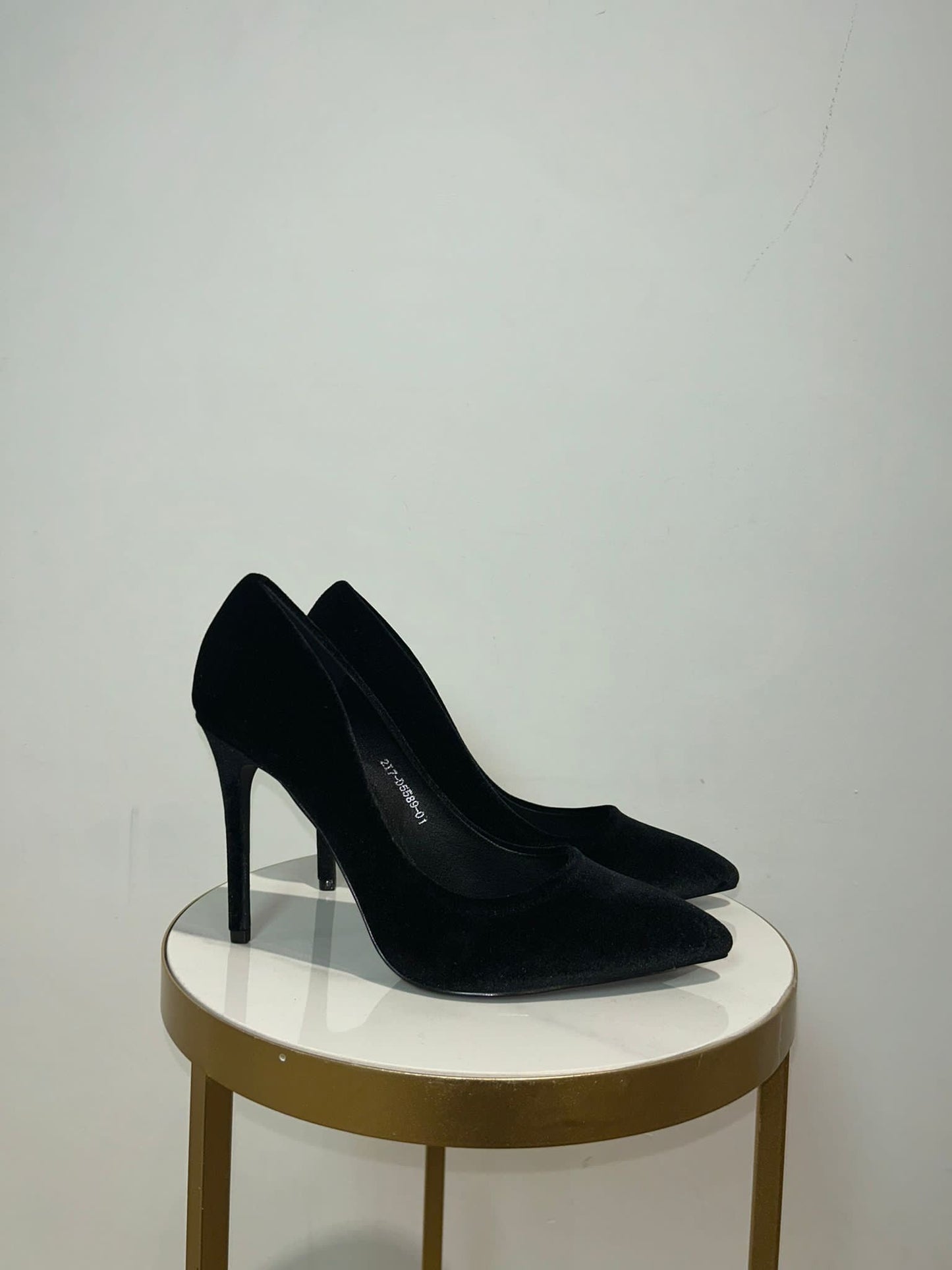 Décolleté Sasha in ecocamoscio