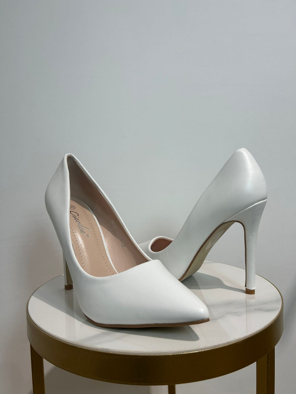 Décolleté Adry bianco e nero