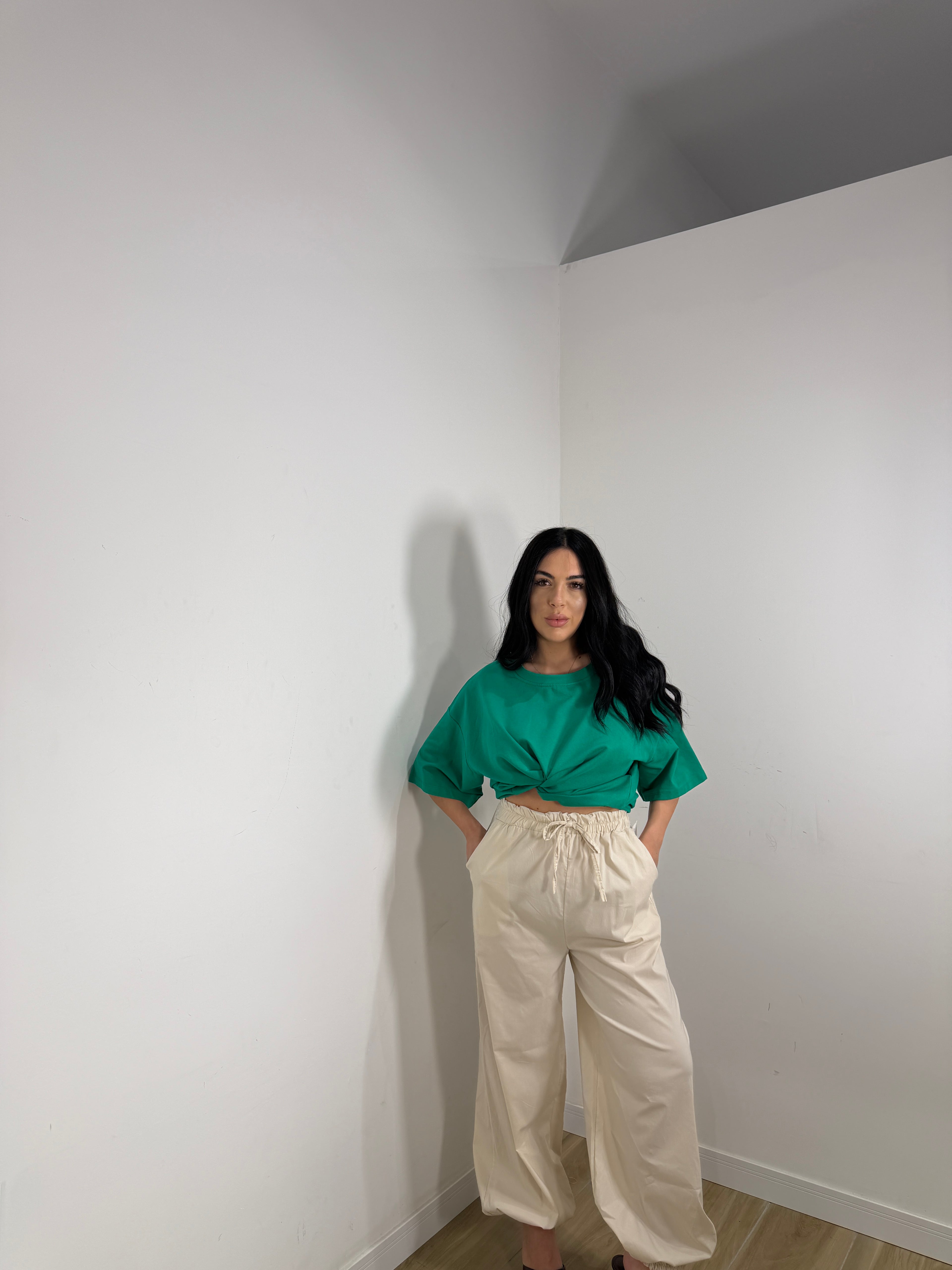 Shirt simple verde