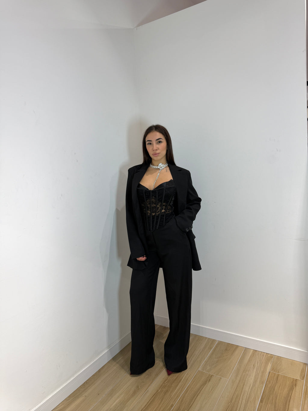 Tailleur Meredith simple nero