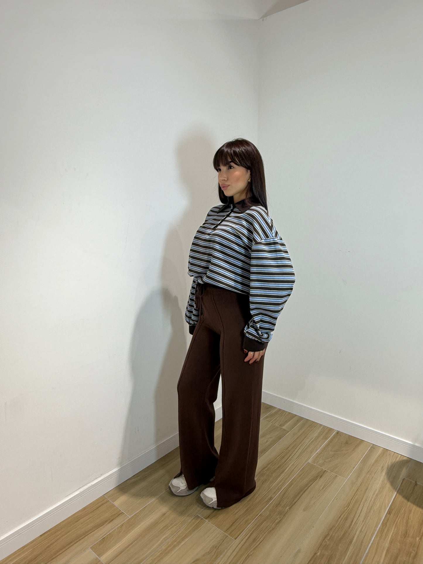 Pantalone comfy marrone