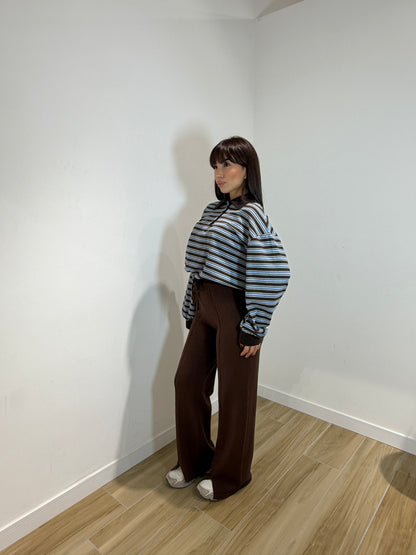 Pantalone comfy marrone