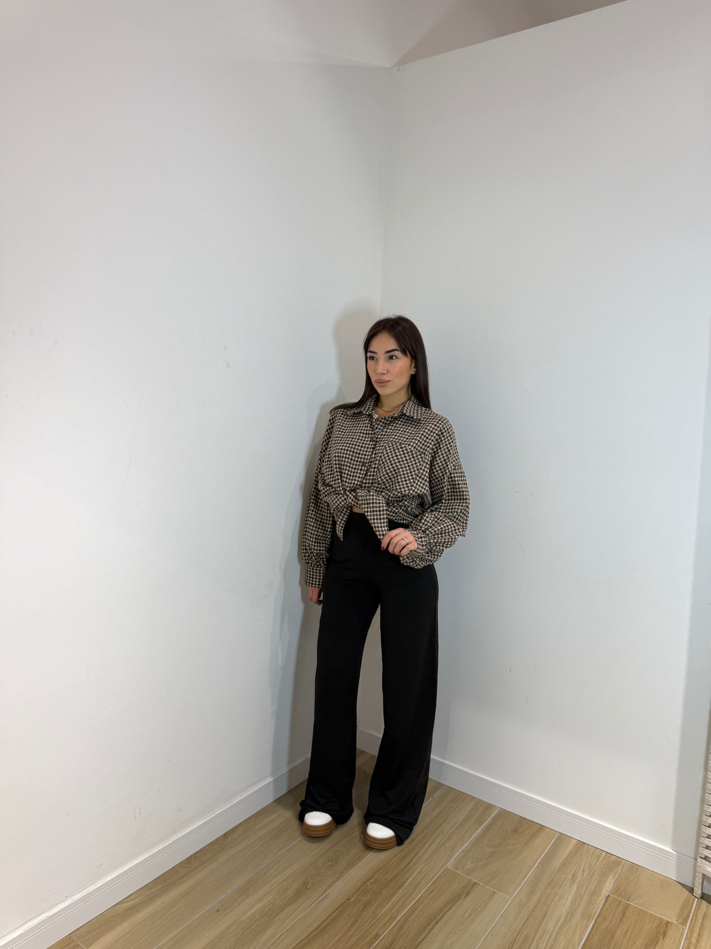 Pantalone Berry a gamba larga