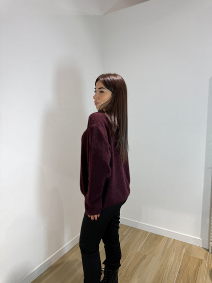 Pull Agata bordeaux