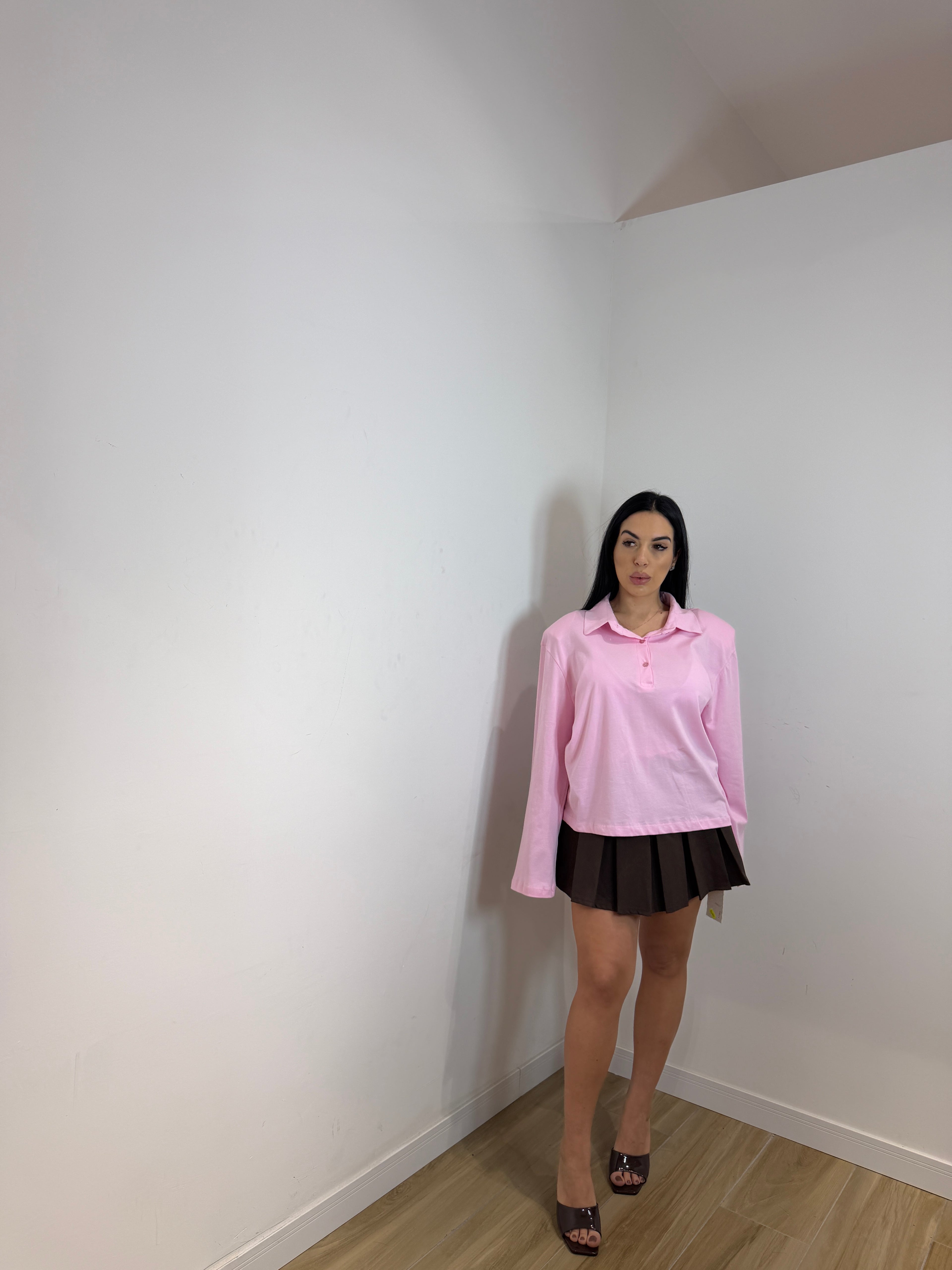 Shirt polo con spalline Cassandra