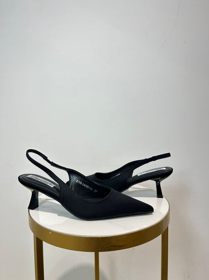 Slingback Rositas beige e nero