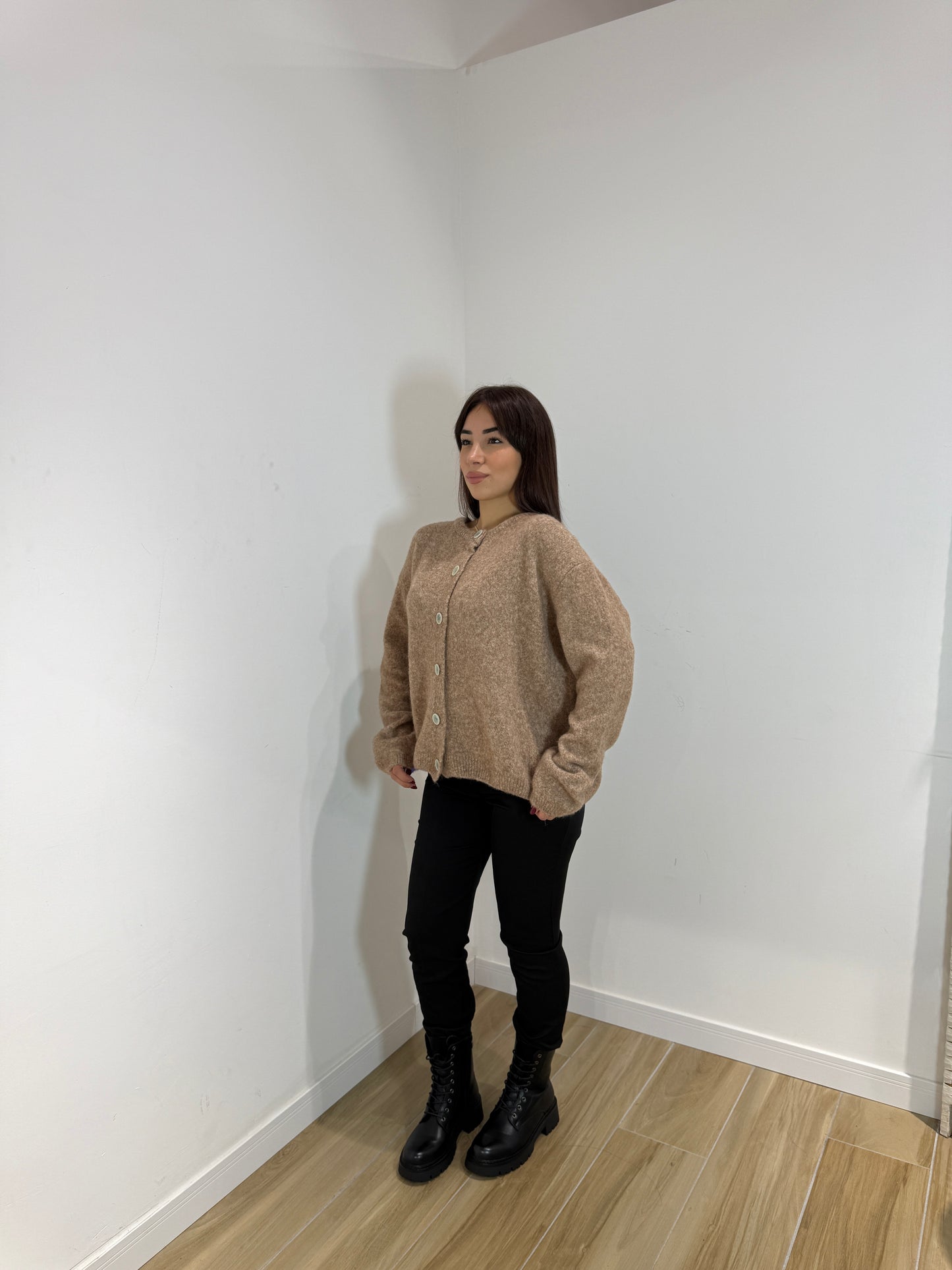 Pull Agata beige scuro